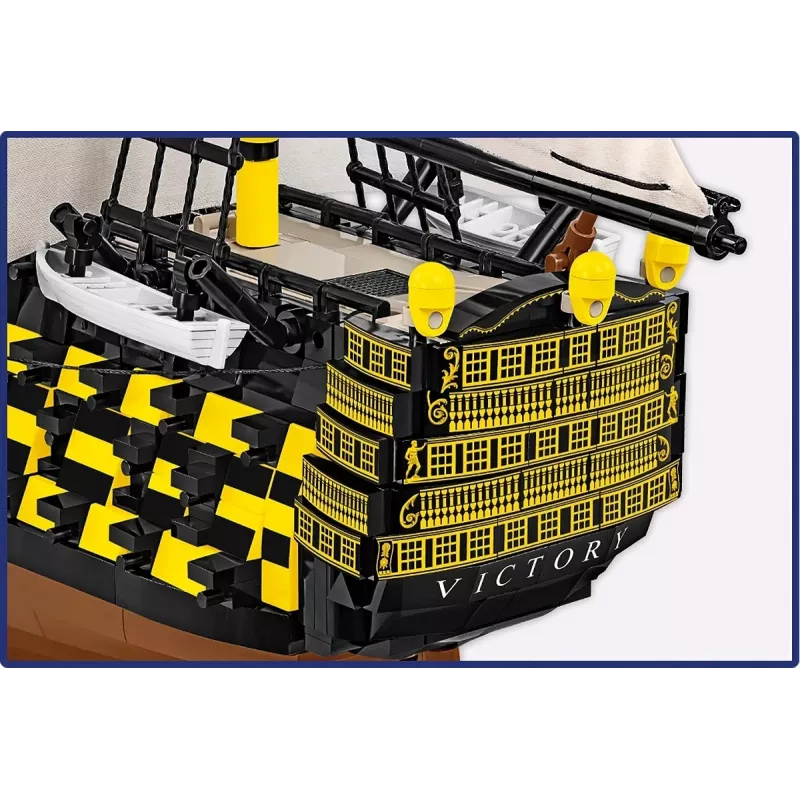 Building set Cobi HMS Victory — 2,517 pieces, detailed historic sailing ship model