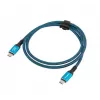 Cable USB-C M/M USB4 1.5M 240W 60HZ Black-Blue
