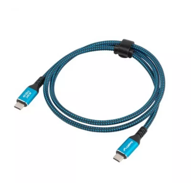 Cable USB-C M/M USB4 1.5M 240W 60HZ Black-Blue