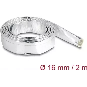 Cable Sleeve DeLOCK 19003 Glass Fiber Aluminium 2m x 16mm -40 to 200°C