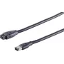Firewire cable ShiverPeaks AK FW 9P-6P 1.8–2.0 m, 9-pin to 6-pin IEEE 1394 connection