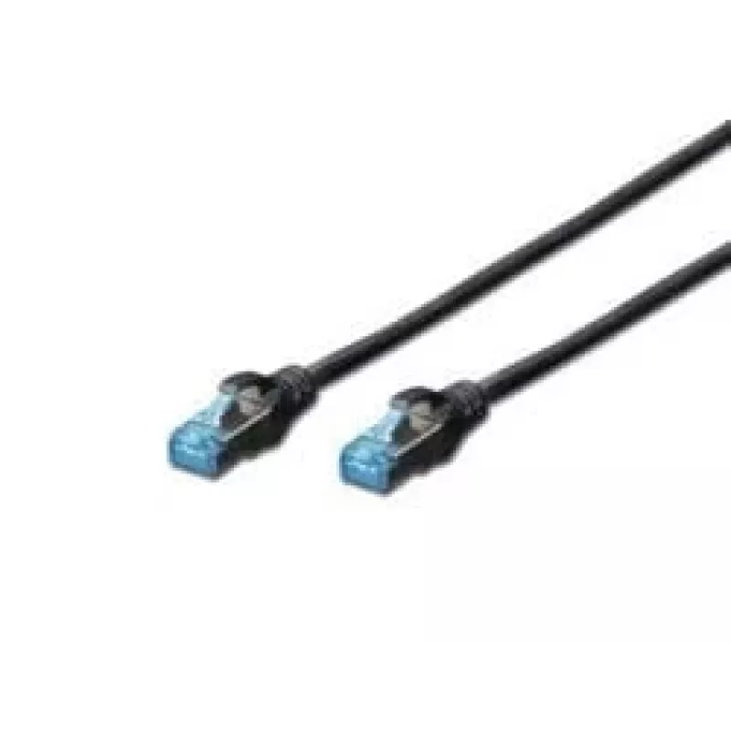 Network Cable Digitus CAT 5e SF/UTP RJ-45 RJ-45 0.5m Black