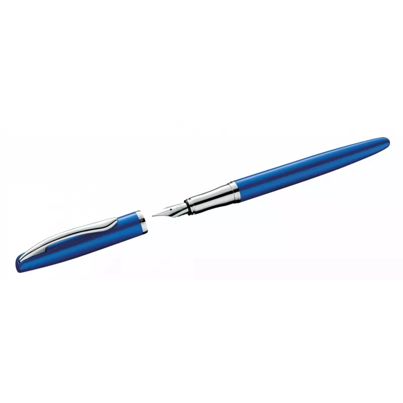 Fountain Pen Pelikan Jazz Noble Elegance P36 Cartridge Filling System Blue Silver