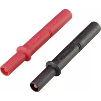 VOLTCRAFT MSL-505 test probe extension [4 mm-Plug - Socket 4 mm] Black, Red (VC-8085010)