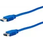 USB A to USB A cable e p CC 318/1 LOSE — USB 3.2 Gen 1 (3.1 Gen 1), 1.5 m, blue