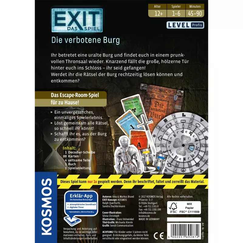 Kosmos 692872 board/card game