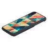 Smartphone case iKins for iPhone XR — Mosaic Black protective cover