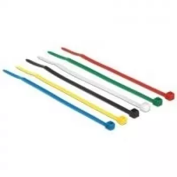 Cable Tie DeLOCK 18627 Nylon Black Blue Green Red Transparent Yellow 100 pcs 100mm 2.5mm