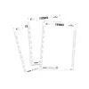 Badge insert Durable 1456-02 60x90 mm White