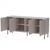 4D chest of drawers ABI 200x45x88 cashmere matt