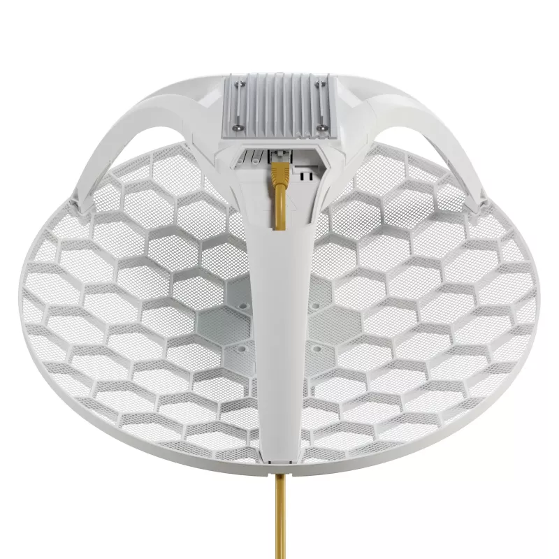 Cellular network modem MikroTik LHG LTE6 kit 4G PoE outdoor, 1x Gigabit Ethernet, 700/850 MHz bands, 0.8 GHz CPU, 256 MB RAM