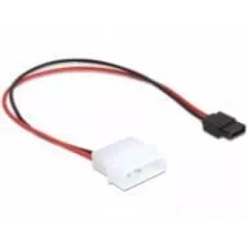 Delock Power Cable Molex 4 Pin Plug to Slim SATA 6 Pin Receptacle 24 cm