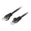 LANBERG Cat6 U/UTP networking cable PCU6-10CU-0500-BK, RJ-45 to RJ-45, 5 m, black