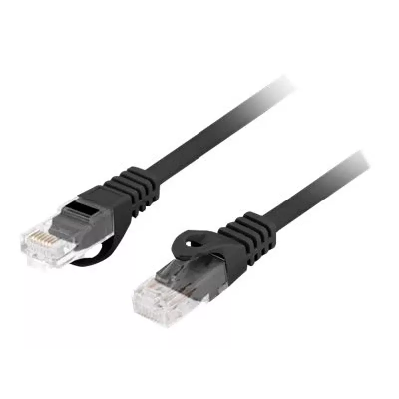 LANBERG Cat6 U/UTP networking cable PCU6-10CU-0500-BK, RJ-45 to RJ-45, 5 m, black