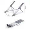 Laptop stand UGREEN LP451 adjustable aluminium alloy for 8–17 inch laptops, 5 positions, silver