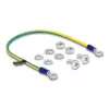 Ground cable DeLOCK 66866 30 cm Blue Yellow
