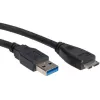 ROLINE USB Cable - Micro-USB Type B (M) to USB Type A (M)
