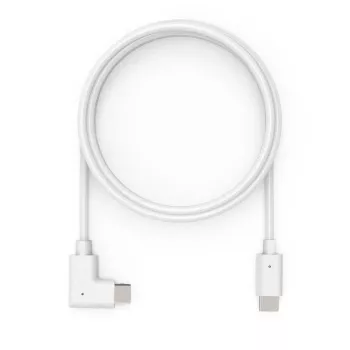 Compulocks 6ft USB-C to USB-C 90-Degree 2.0 Charge and Data Cable - USB Cable - 24 pin USB-C (M) straight to 24 pin USB-C (M) nach rechts Angled - 1.83 m - White - for Compulock