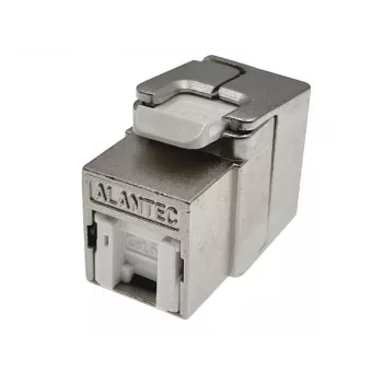 Keystone module Alantec MB005-1 Flat Stainless Steel RJ-45, female, Cat6a, AWG 22/24