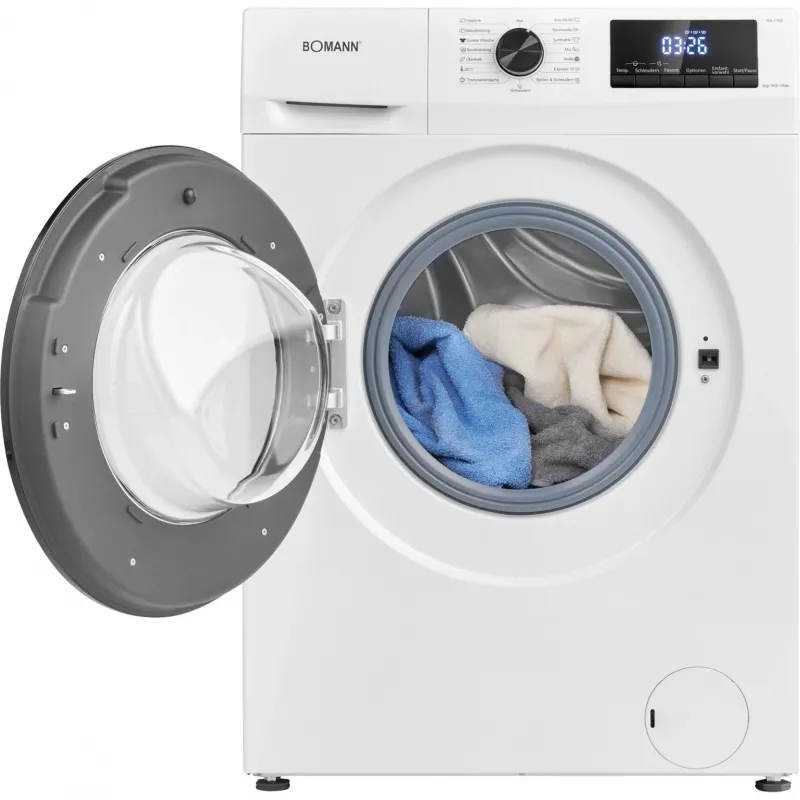 Washing machine BOMANN WA 7185, 8 kg, 1400 RPM, A energy class, B spin-drying