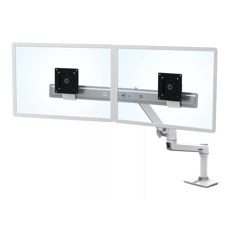 Desk Mount Ergotron LX Series Dual Direct Arm 63.5 cm (25 inch) White