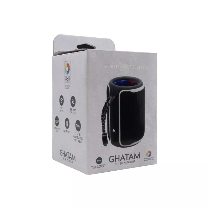 White Shark GBT-3007 Ghatam Black/White