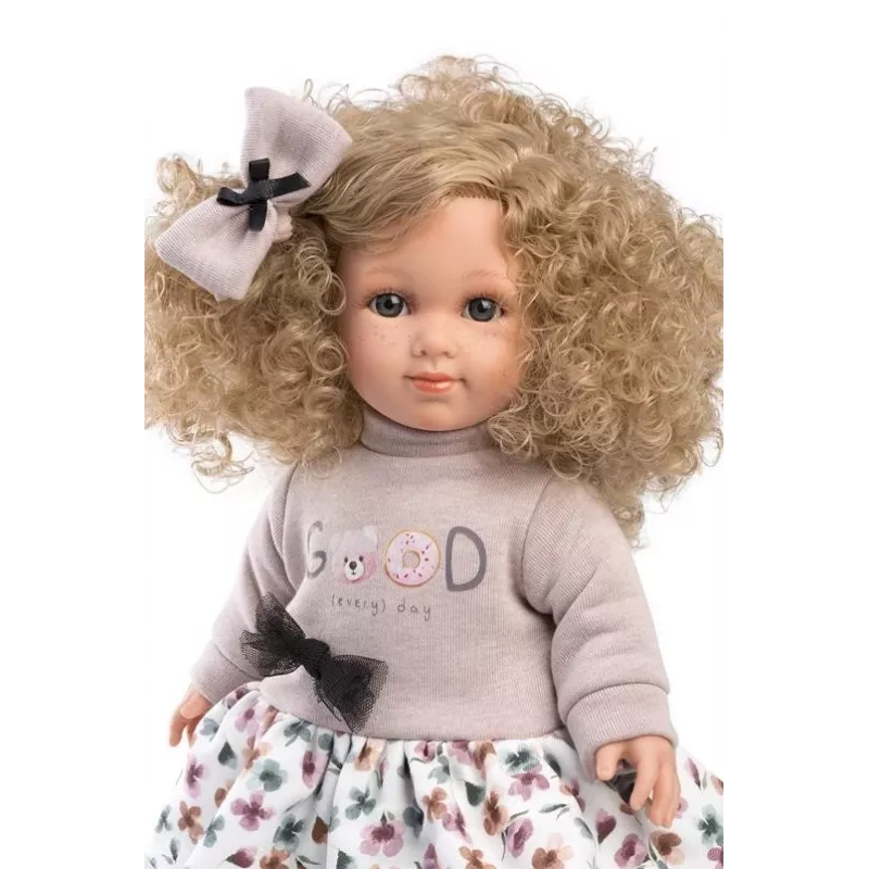 Doll Llorens Elena 35 cm — soft body, hand-painted face and limbs