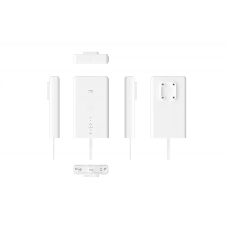 Wi‑Fi router kit ZTE MC889 with 5G LTE outdoor unit, Wi‑Fi 6, dual‑band 2.4/5 GHz, 160 MHz, 5x Gigabit ports, PoE, IP65 outdoor