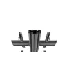 Mobile TV trolley EDBAK TRE100 for 42–75 inch screens, max load 70 kg, black