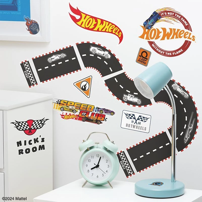 Wall decals Paladone Hot Wheels Personalisation PP13745HW — decorative self-adhesive stickers for kids' rooms