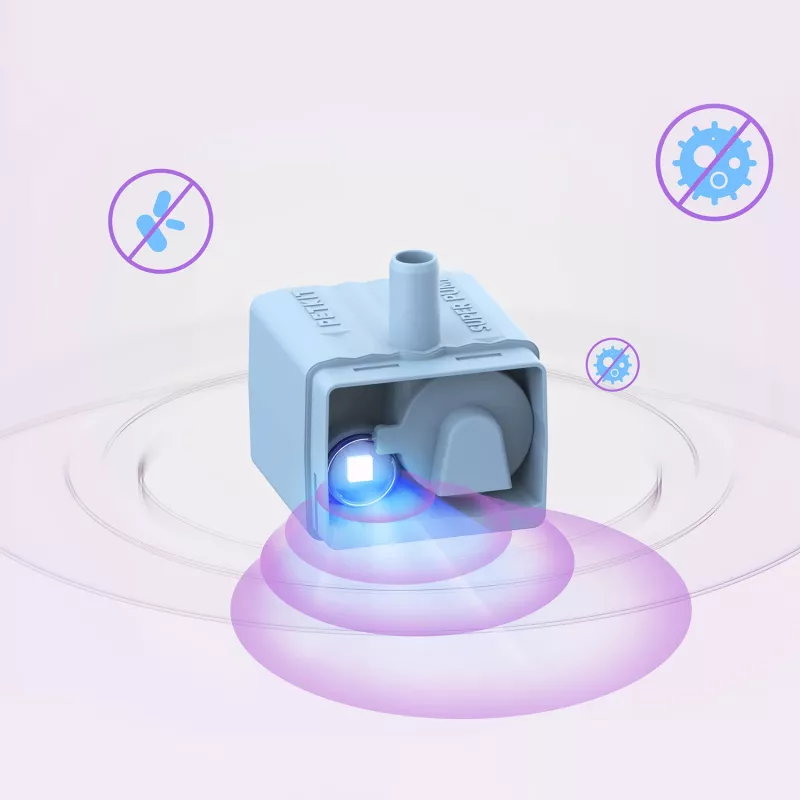 Water pump PETKIT P4113 UVC blue – PETKIT wireless water pump with UVC sterilization