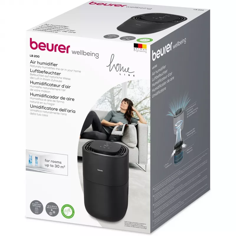 Humidifier Beurer LB 200 black with 200 ml water tank