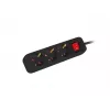 Power Extension Lanberg PS1-03F-0150-BK 1.5m 3 AC Outlets Indoor Black