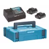 MAKITA POWER SUPPLY SET 12V 2x2,0Ah (BL1021Bx2+DC10SB) MAKPAC