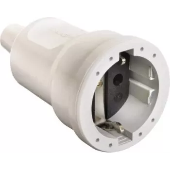 AS SCHWABE PVC-Coupling 16A, 250V robuste Version White (62224)