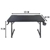Computer desk Subsonic SA5706 Black Straight PVC 120x60 cm