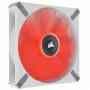 CORSAIR ML140 LED ELITE WHITE 140mm Magnetic Levitation Red LED Fan with AirGuide Single Pack