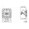 METZ CONNECT 130B12D21102-E - RJ-45 - 6a - -40 - 70 °C - White - acrylonitrile butadiene styrene (ABS) - zinc - GHMT - CE