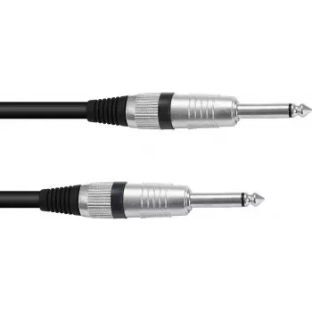 Speaker cable Omnitronic 3021169M, 2×1.5 mm² conductors, 1.5 m, black