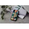 Smartphone case iKins for iPhone XR — Mosaic Black protective cover