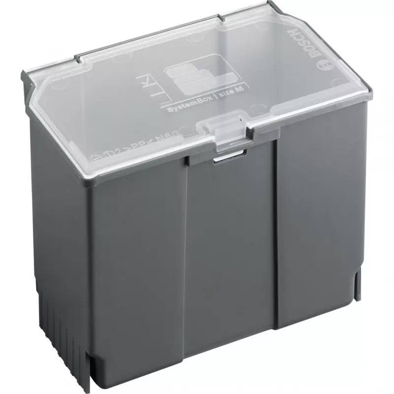 Storage box Bosch SystemBox rectangular polypropylene 176×105×133 mm Black/Grey