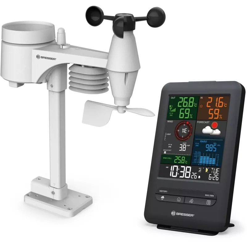 Digital Weather Station Bresser Optics 7002525 Indoor Outdoor Thermometer