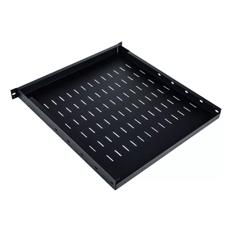Shelf Digitus TN-19-5/9-1U-W-BK Steel Black 19 inch 500mm Depth