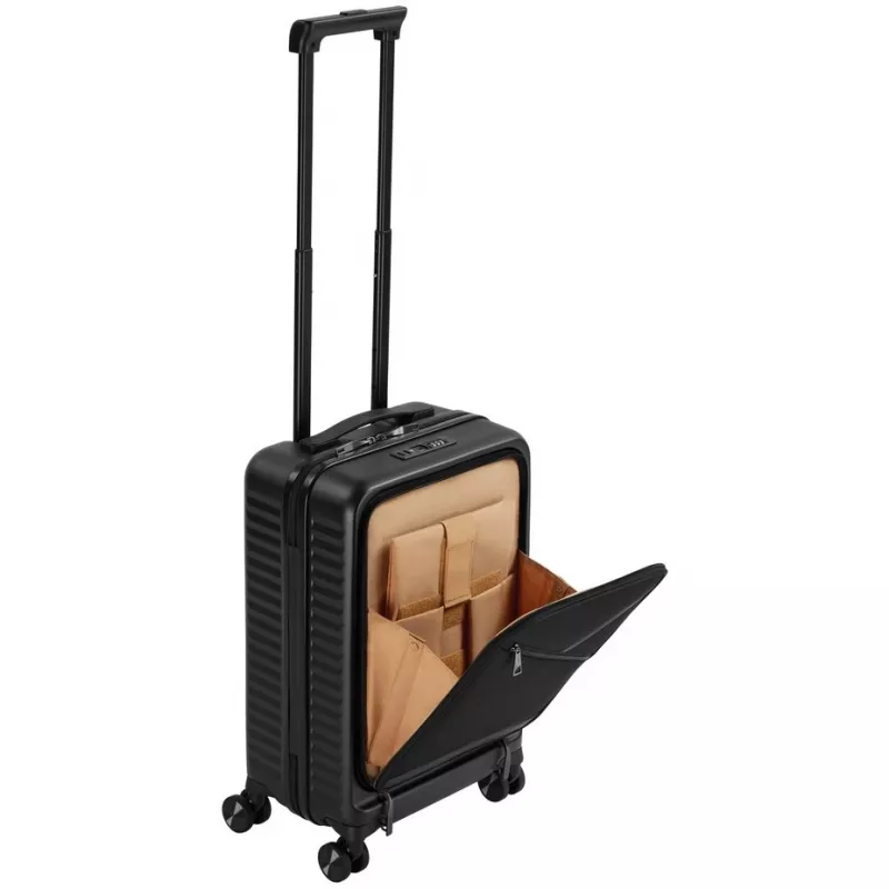 Cabin suitcase Rivacase Clark ECO 8181 — compact carry-on, black