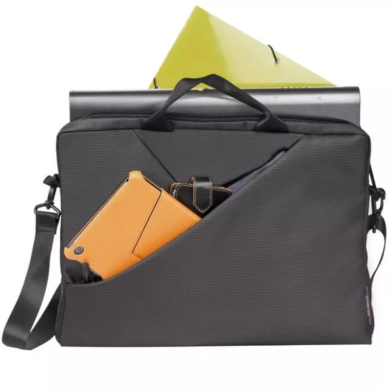 Messenger case Rivacase 8730 39.6 cm (15.6 inch) Black