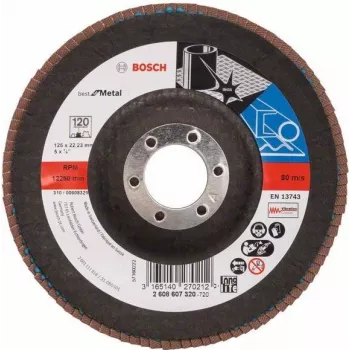 Cleaning disc Bosch 2 608 607 320 Flat centre for metal