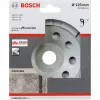 Diamond cup wheel Bosch 2608601573 125 mm diameter, 22.23 mm bore for concrete
