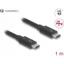 DeLOCK Thunderbolt 4 Cable 40 Gbps PD 3.1 240 W 1 m black