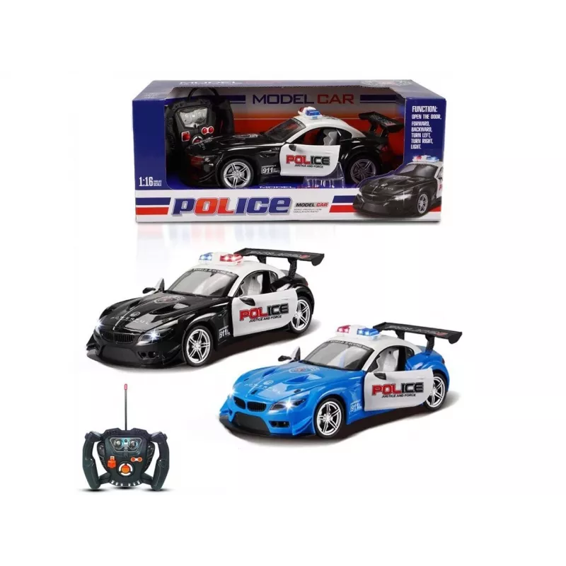 Madej R/C Police Car with Light and Opening Door — Remote-controlled Model