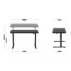 Electric desk MA-Leader 8.2 Black